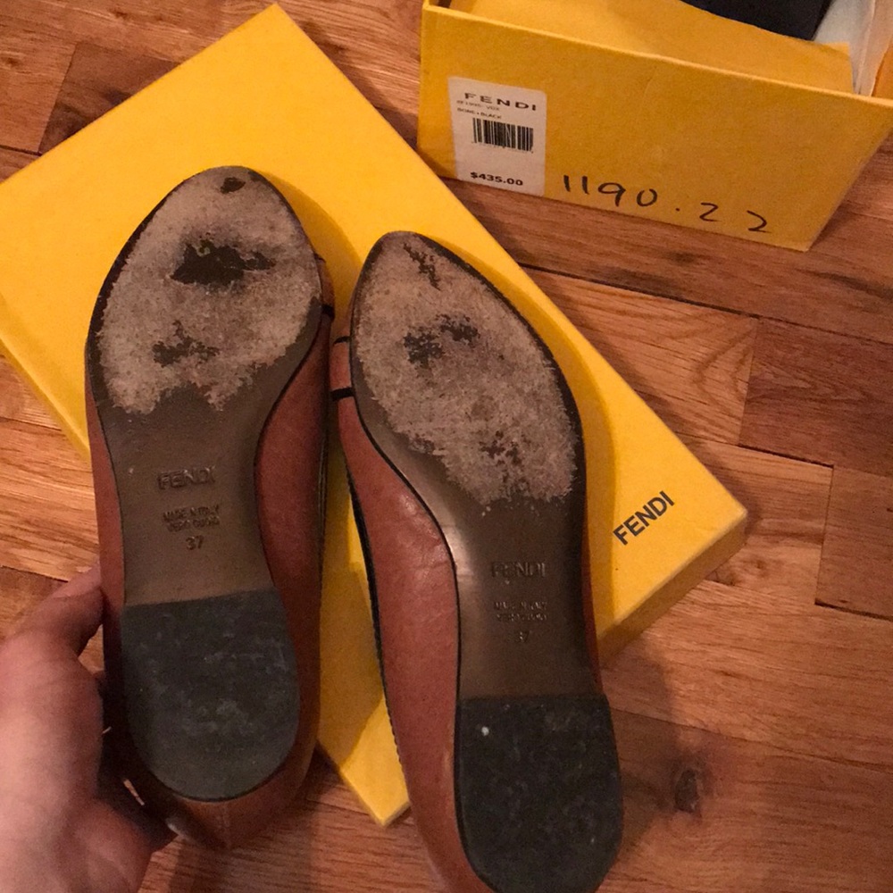 Fendi shoes- buckle flats - Picture 4 of 5